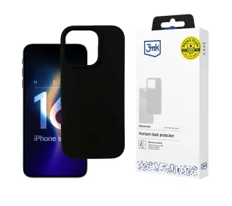 Etui 3mk Silicone Case do iPhone 16 Pro Max Czarny