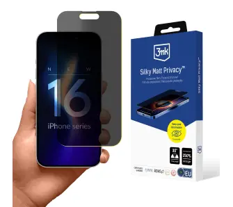 Folia ochronna 3mk SilkyMatt Privacy do iPhone 16 Pro