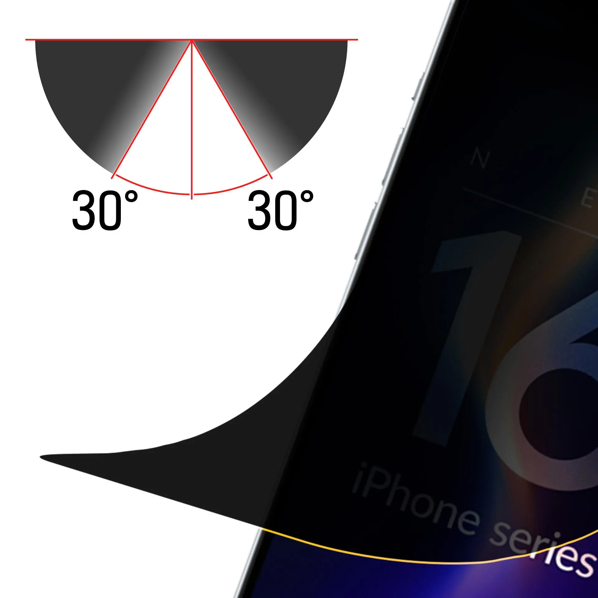 Folia ochronna 3mk SilkyMatt Privacy do iPhone 16 Pro Max