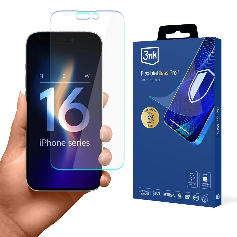 Szkło hybrydowe 3mk FlexibleGlass Pro do iPhone 16 Pro Max