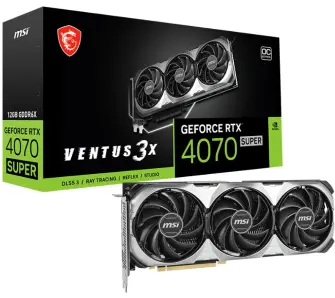 Karta graficzna MSI GeForce RTX 4070 Super Ventus 3X OC 12GB GDDR6X 192bit DLSS 3