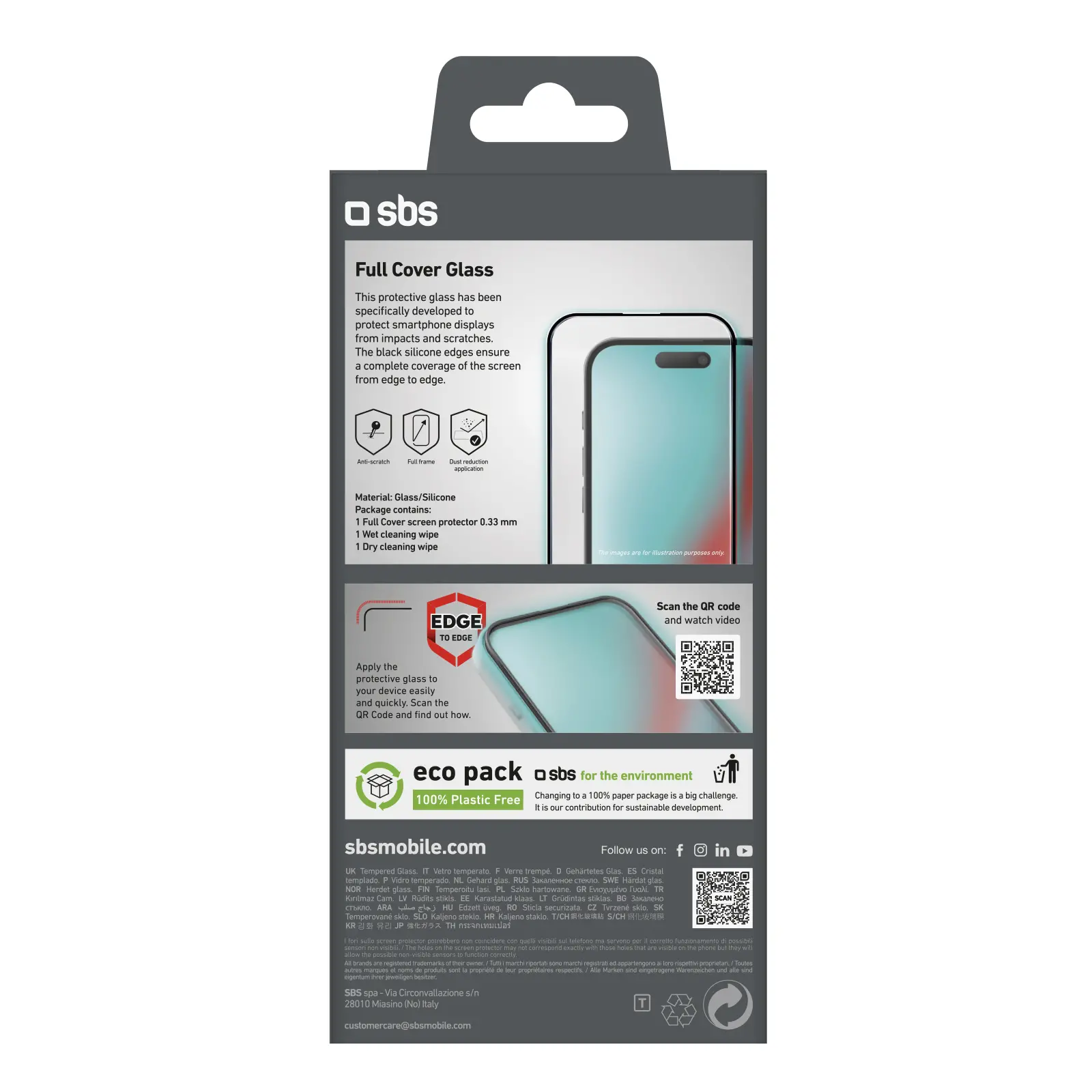 Szkło hartowane SBS TESCRFCIP1667P do iPhone 16 Pro Max