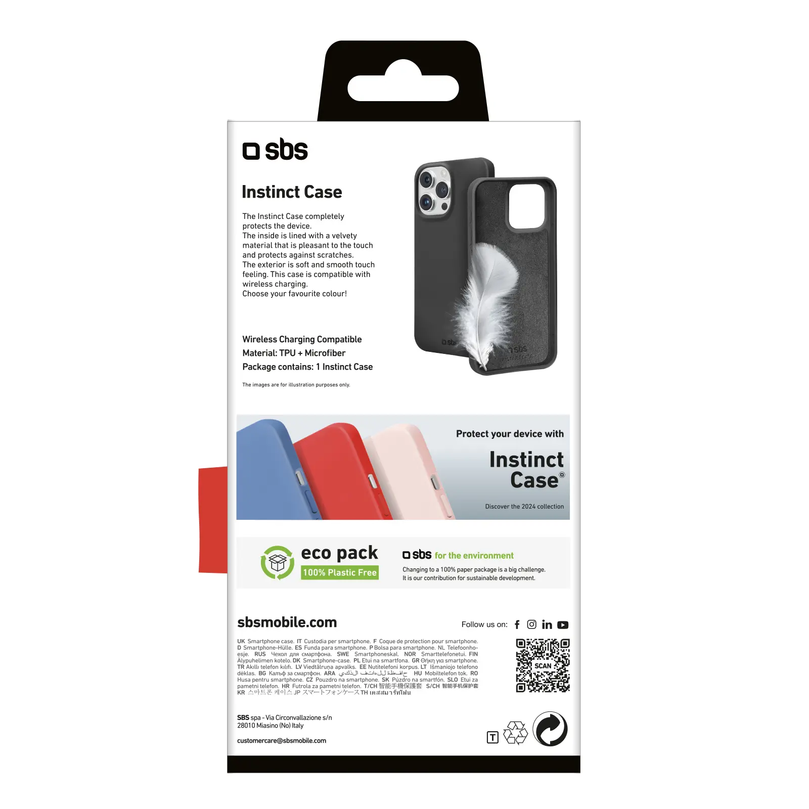 Etui SBS Instinct do iPhone 16 Pro Max Czarny