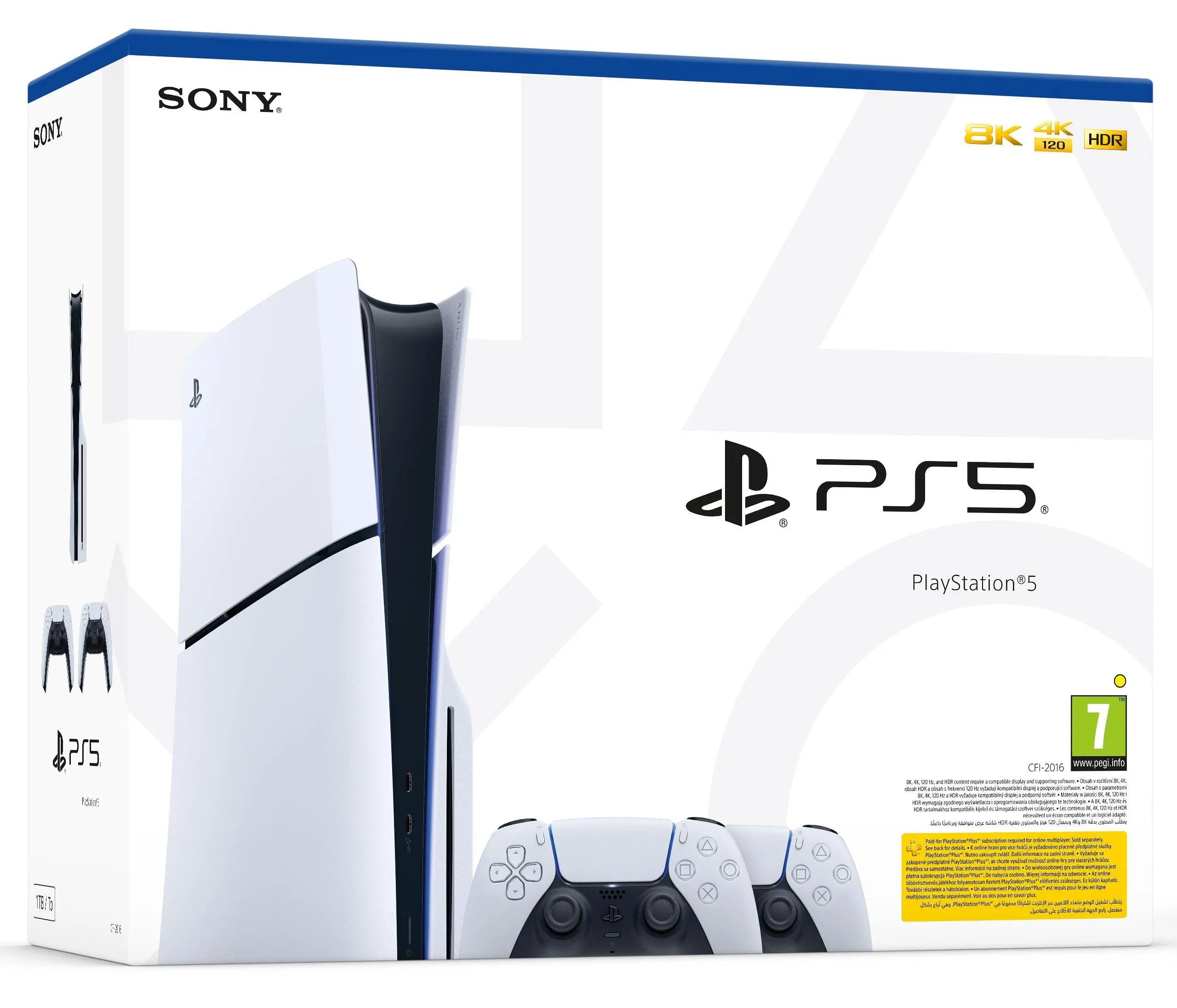 Konsola Sony PlayStation 5 Slim D Chassis (PS5) 1TB z napędem + Dodatkowy Pad Biały + Astro Bot