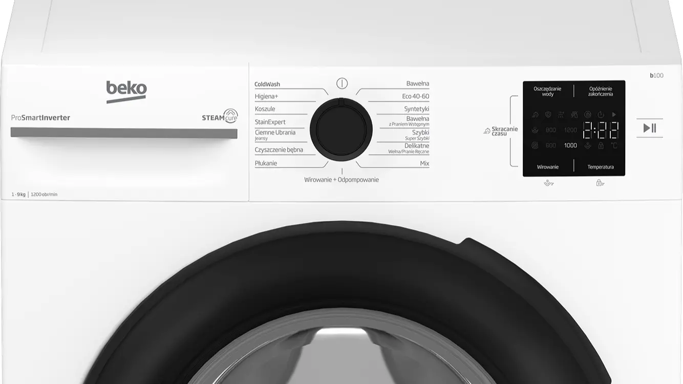 Pralka Beko b100 BM1WFU39225WPB 9kg 1200obr/min