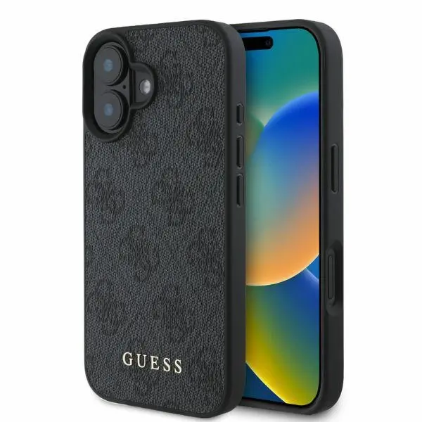 Etui Guess 4G Classic do iPhone 16 Czarny