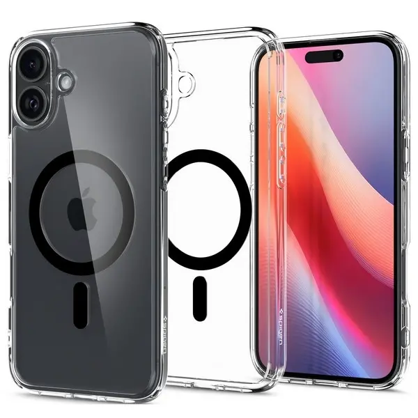 Etui Spigen Ultra Hybrid MagSafe do iPhone 16 Czarny