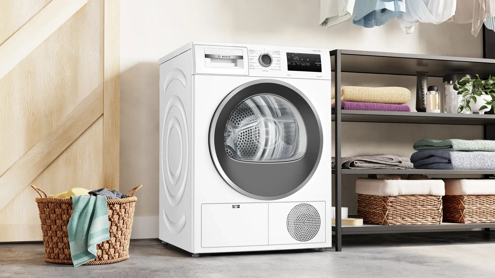 Suszarka Bosch Serie 4 WTH8669EPL 61,3cm 8kg