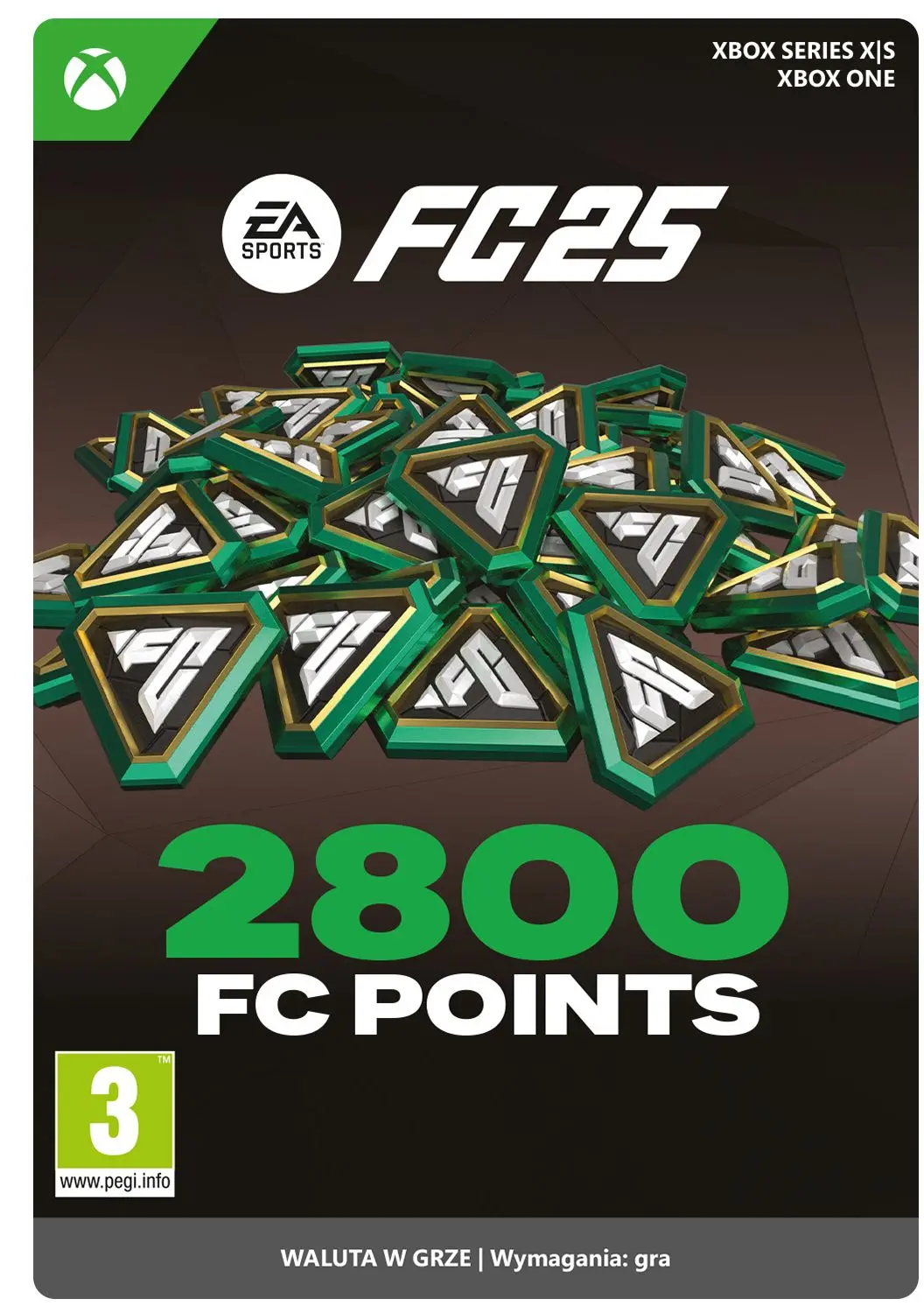 EA SPORTS FC 25 2800 Punktów [kod aktywacyjny] Xbox