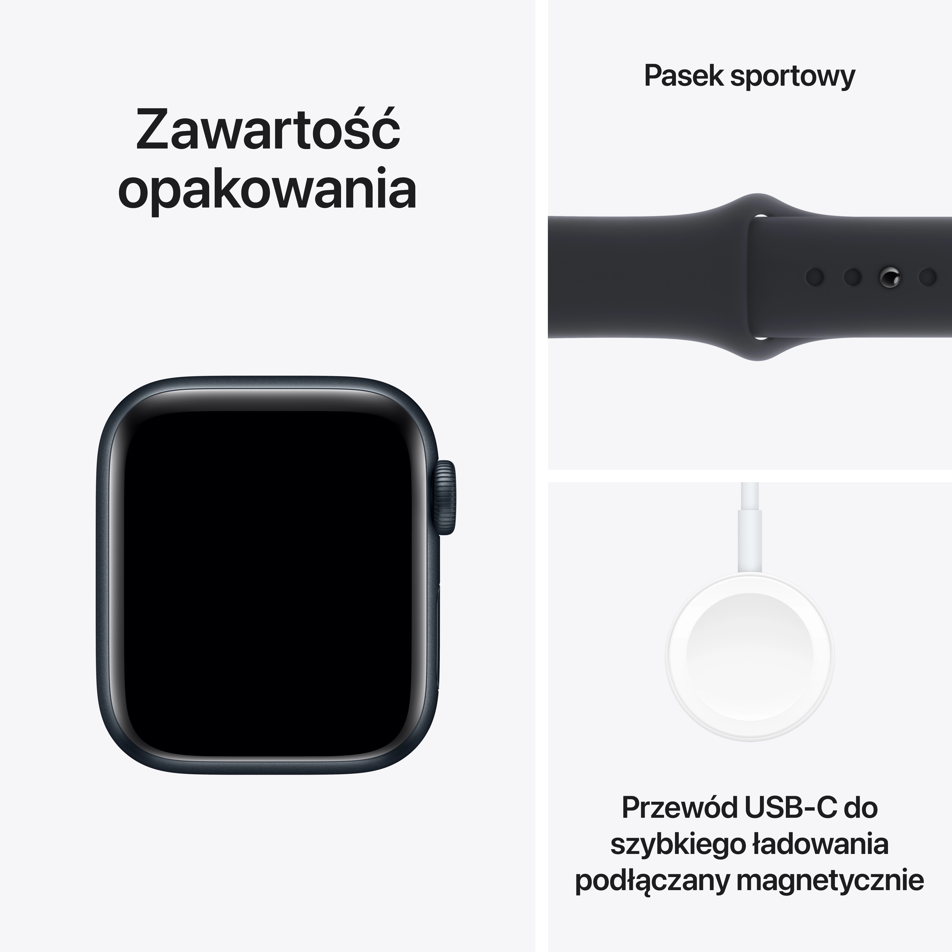 Apple Watch SE 2gen GPS koperta 40mm z aluminium Północ pasek sportowy Północ M/L