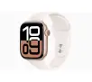 Apple Watch Series 10 GPS  42mm aluminium różowe złoto pasek sportowy w kolorze łagodnego różu M/L