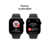 Apple Watch Series 10 GPS 42mm aluminium onyks pasek sportowy czarny M/L