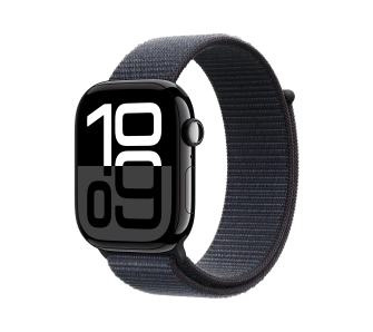 Apple Watch Series 10 GPS AI + Cellular AI koperta 46mm aluminium onyks opaska sportowa atramentowy
