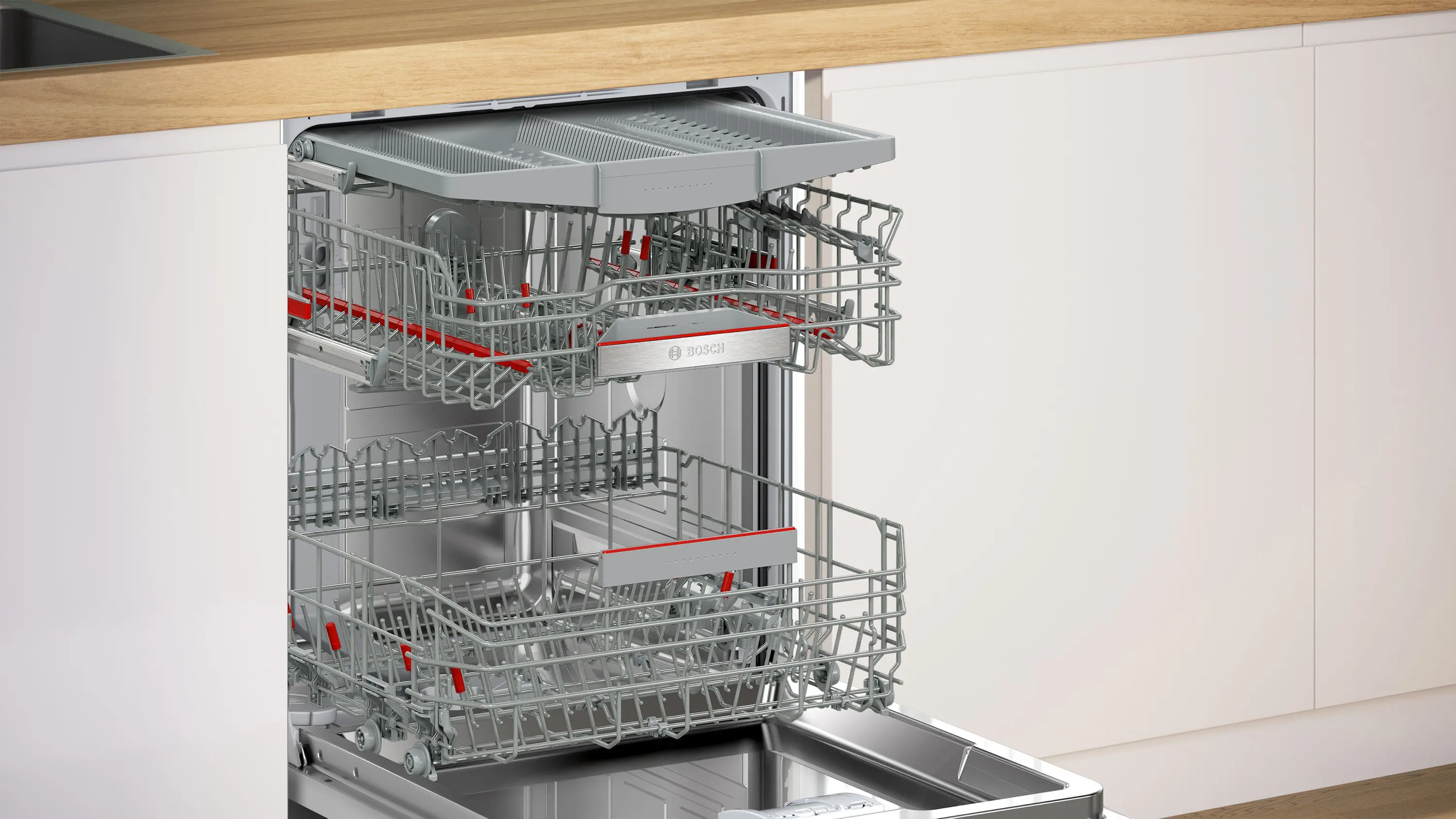 Zmywarka Bosch Serie 4 SMV4ECX27E 59,8cm Automatyczne otwieranie drzwi Szuflada na sztućce Zdalne sterowanie