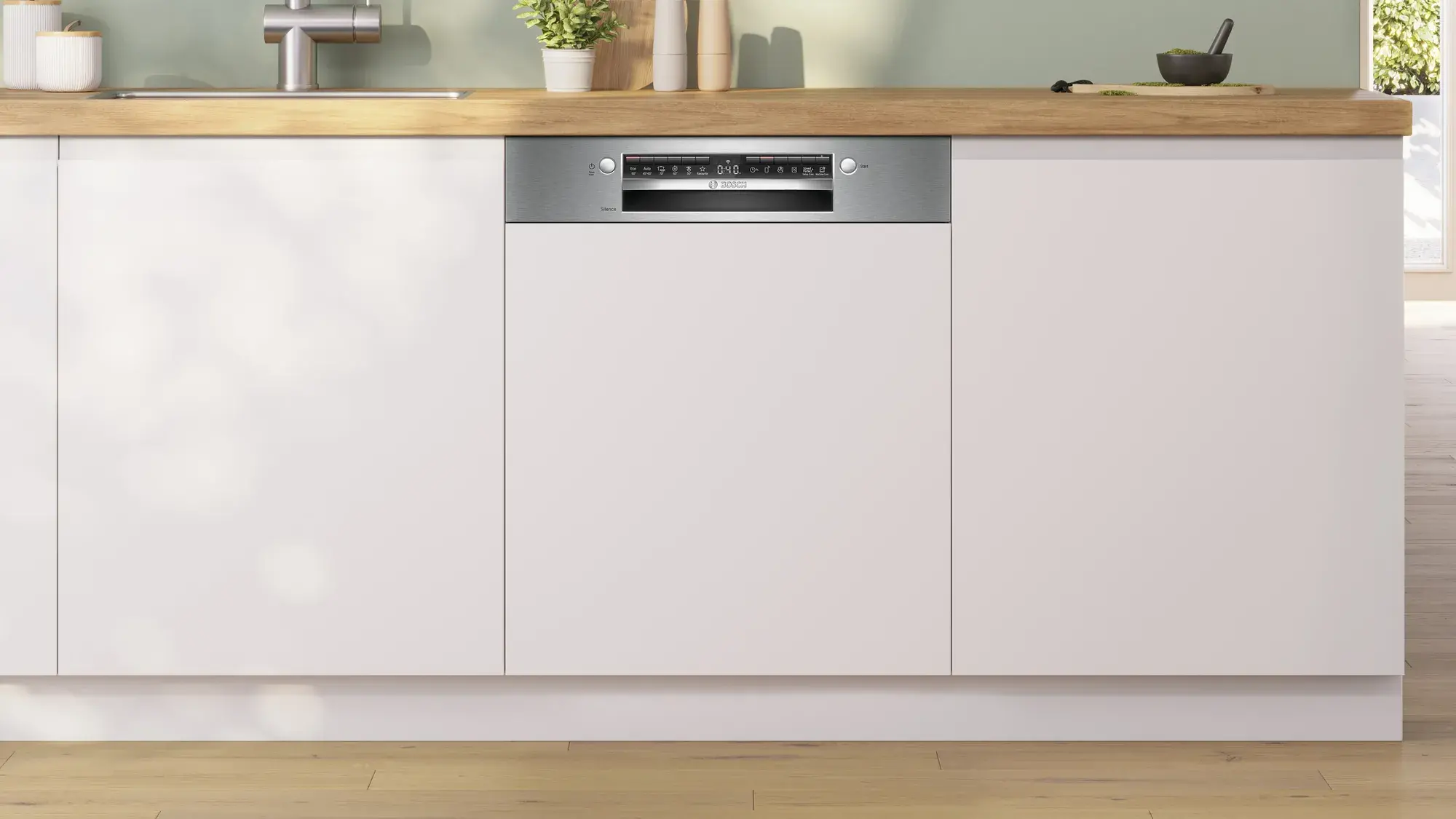 Zmywarka Bosch Serie 4 SMI4EVS04E 59,8cm Automatyczne otwieranie drzwi Szuflada na sztućce Zdalne sterowanie
