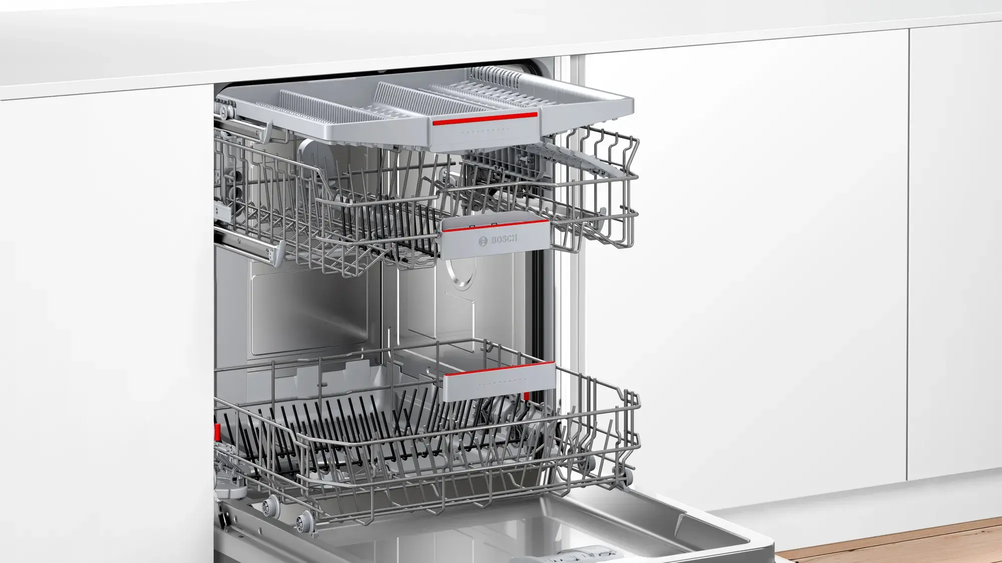 Zmywarka Bosch Serie 4 SMI4EVS04E 59,8cm Automatyczne otwieranie drzwi Szuflada na sztućce Zdalne sterowanie