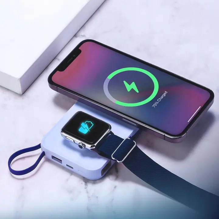Powerbank 3mk PasteUP 10000mAh 22,5W MagSafe Qi Niebieski