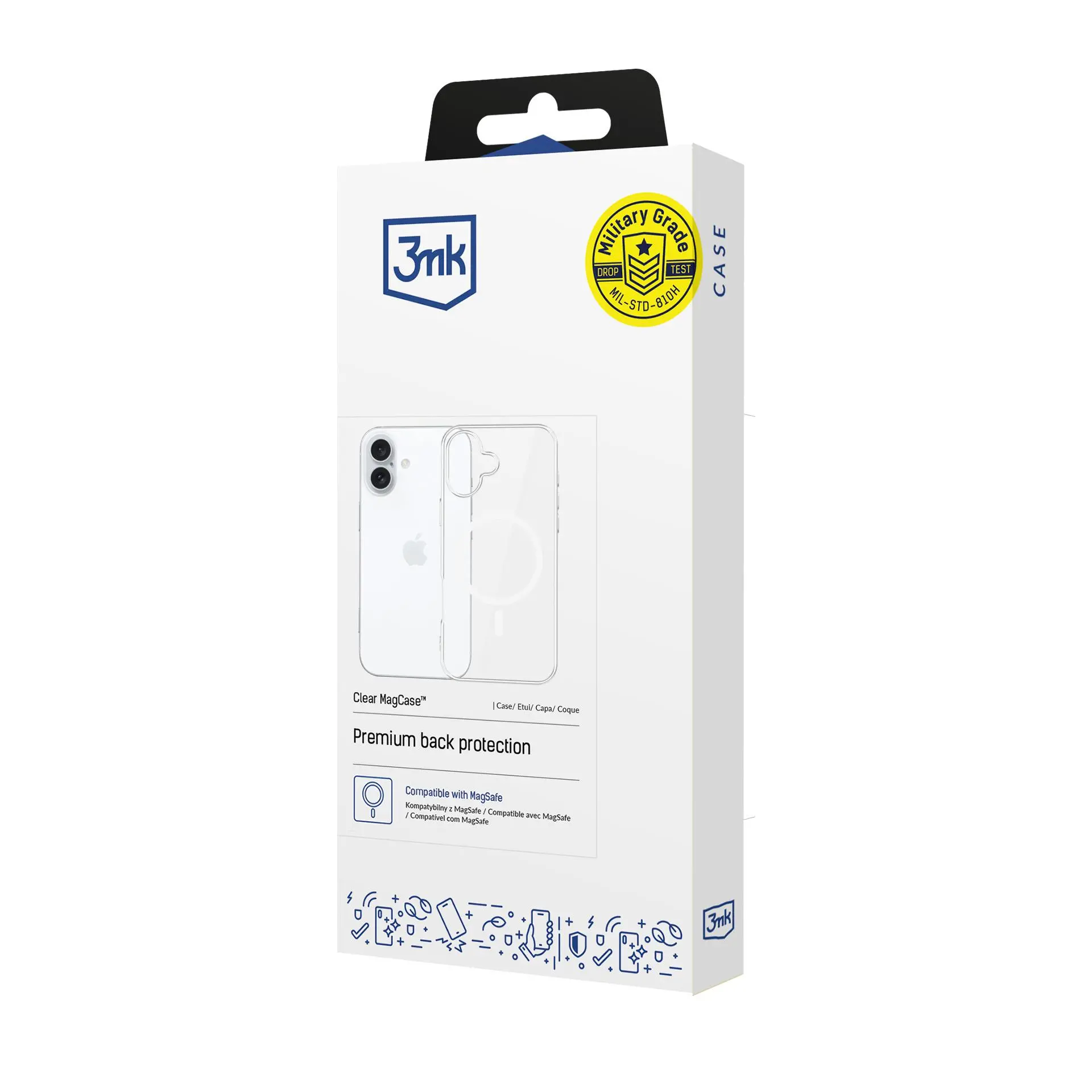 Etui 3mk Clear MagCase do iPhone 16 Plus Przezroczysty