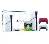 Konsola Sony PlayStation 5 Slim D Chassis (PS5) 1TB z napędem + Dodatkowy Pad Czerwony + EA SPORTS FC 25