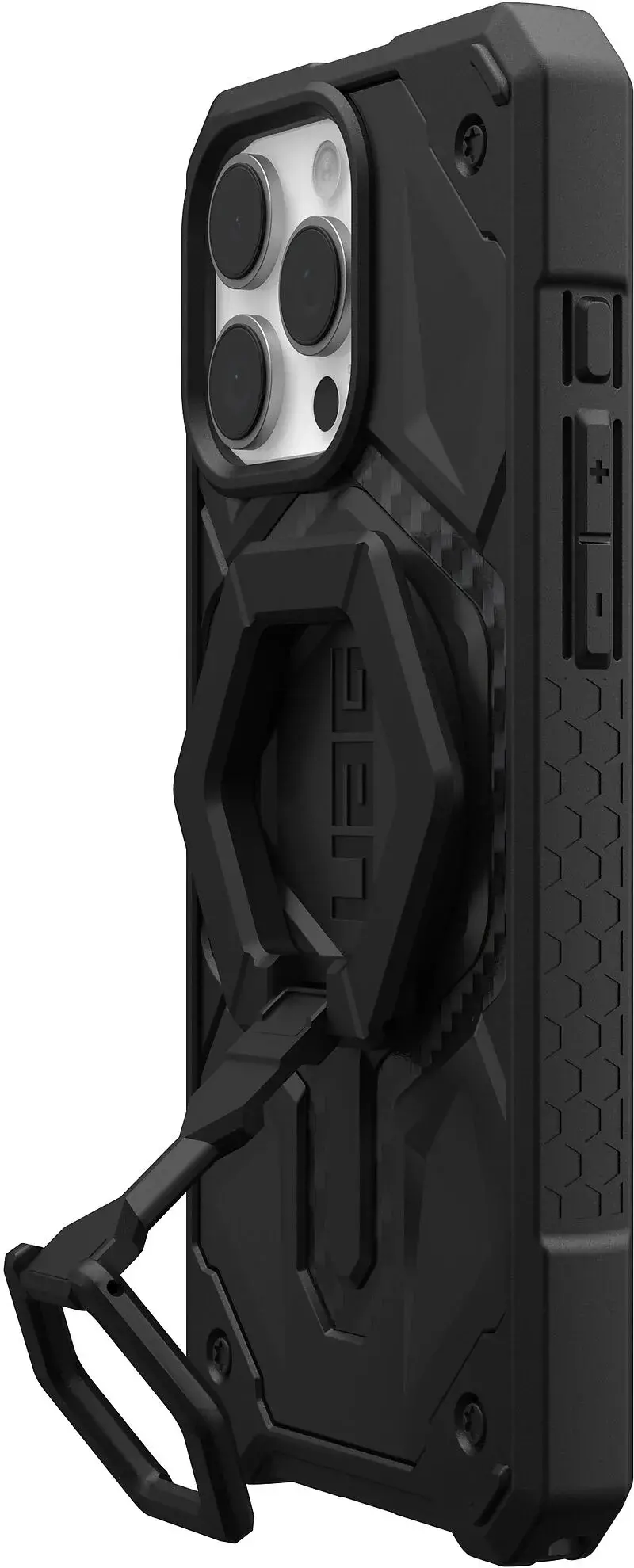 Etui UAG Bundle Monarch Pro Case MagSafe Magnetic Ring do iPhone 16 Pro Max Carbon Fiber