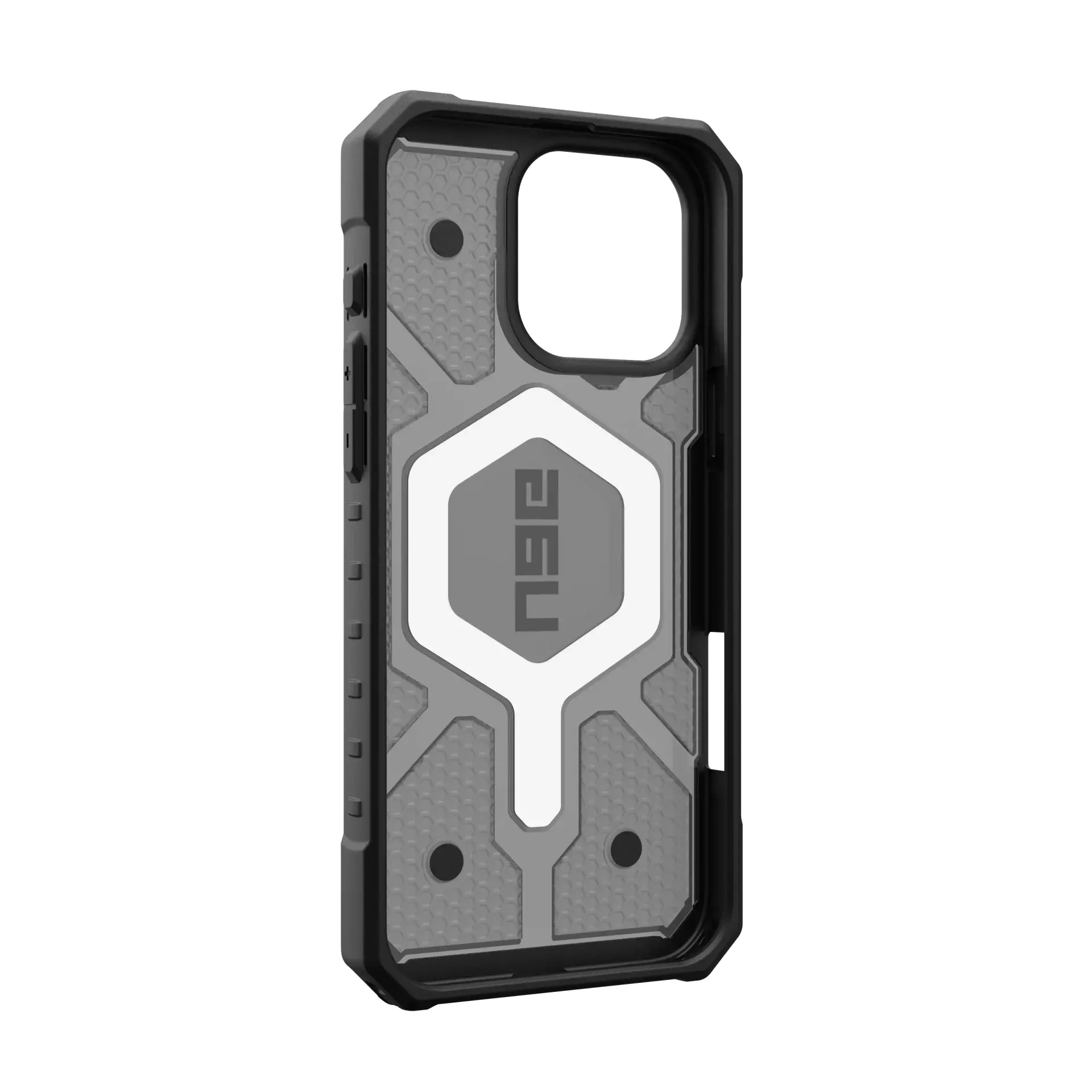 Etui UAG Bundle Pathfinder Clear Case Magsafe agnetic Ring with Stand & Grip do iPhone 16 Pro Max Ash