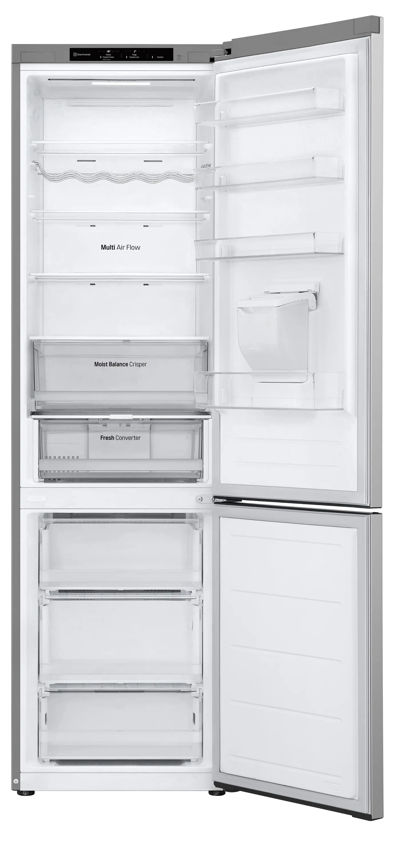 Lodówka LG GBF3202DPY Pełny No Frost 203cm Dystrybutor wody Komora świeżości Srebrny