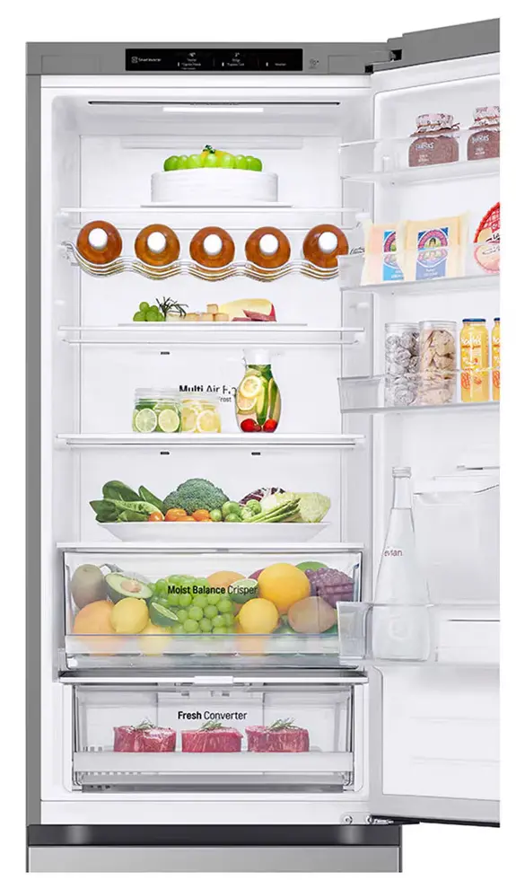 Lodówka LG GBF3202DPY Pełny No Frost 203cm Dystrybutor wody Komora świeżości Srebrny