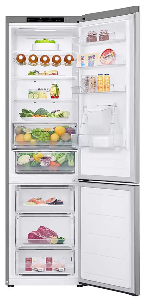 Lodówka LG GBF3202DPY Pełny No Frost 203cm Dystrybutor wody Komora świeżości Srebrny