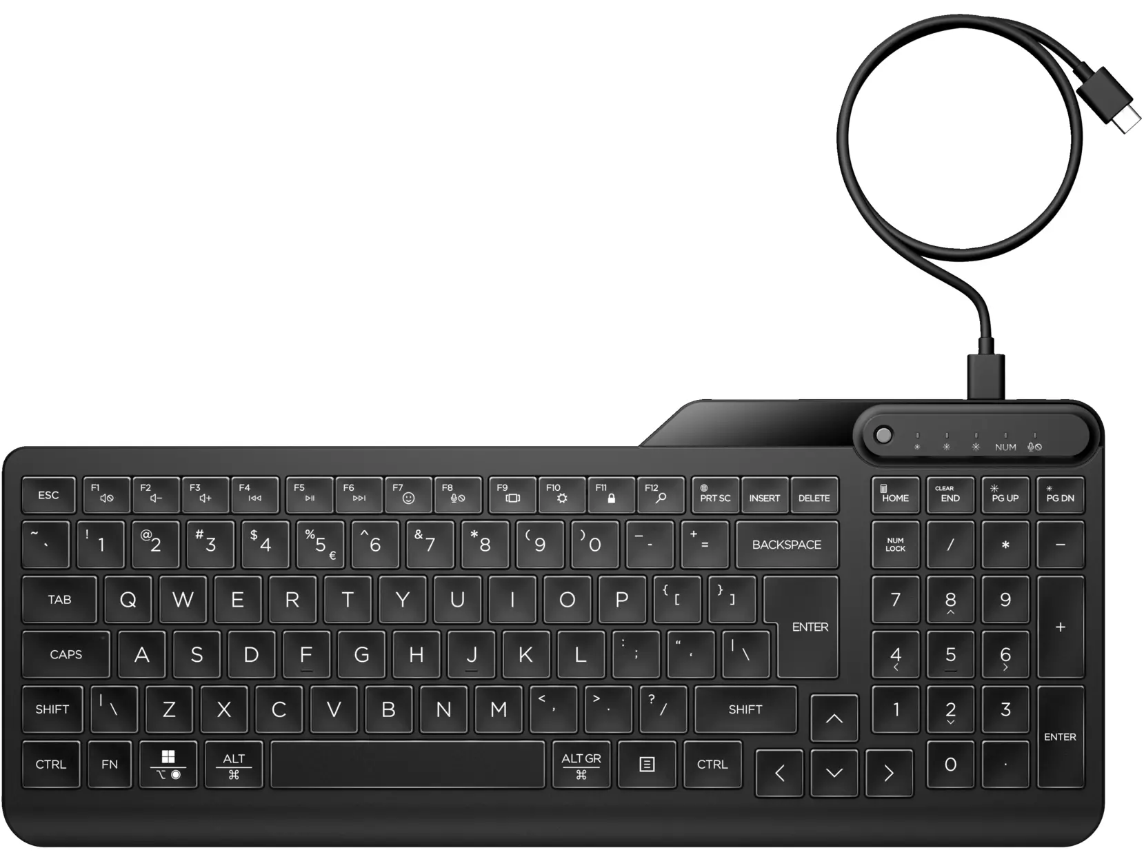 Klawiatura membranowa HP 400 Czarny