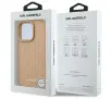 Etui Karl Lagerfeld Hot Stamp MagSafe do iPhone 16 Pro Max Beżowy