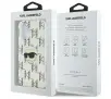 Etui Karl Lagerfeld IML Karl Head Electroplated do iPhone 16 Przezroczysty