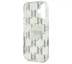 Etui Karl Lagerfeld IML Karl Head Electroplated do iPhone 16 Przezroczysty