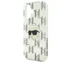 Etui Karl Lagerfeld IML Karl Head Electroplated do iPhone 16 Przezroczysty