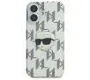 Etui Karl Lagerfeld IML Karl Head Electroplated do iPhone 16 Przezroczysty