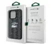 Etui Lacoste Monogram Vintage Logo MagSafe do iPhone 16 Pro Max Czarny