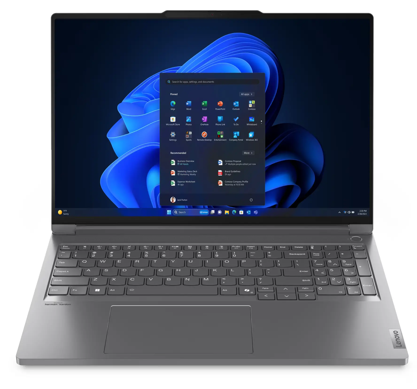 Laptop Lenovo ThinkBook 16p G5 IRX 16" i7-14650HX 32GB RAM 1TB Dysk SSD RTX4060 DLSS3 Win11 Pro Szary Funkcje AI