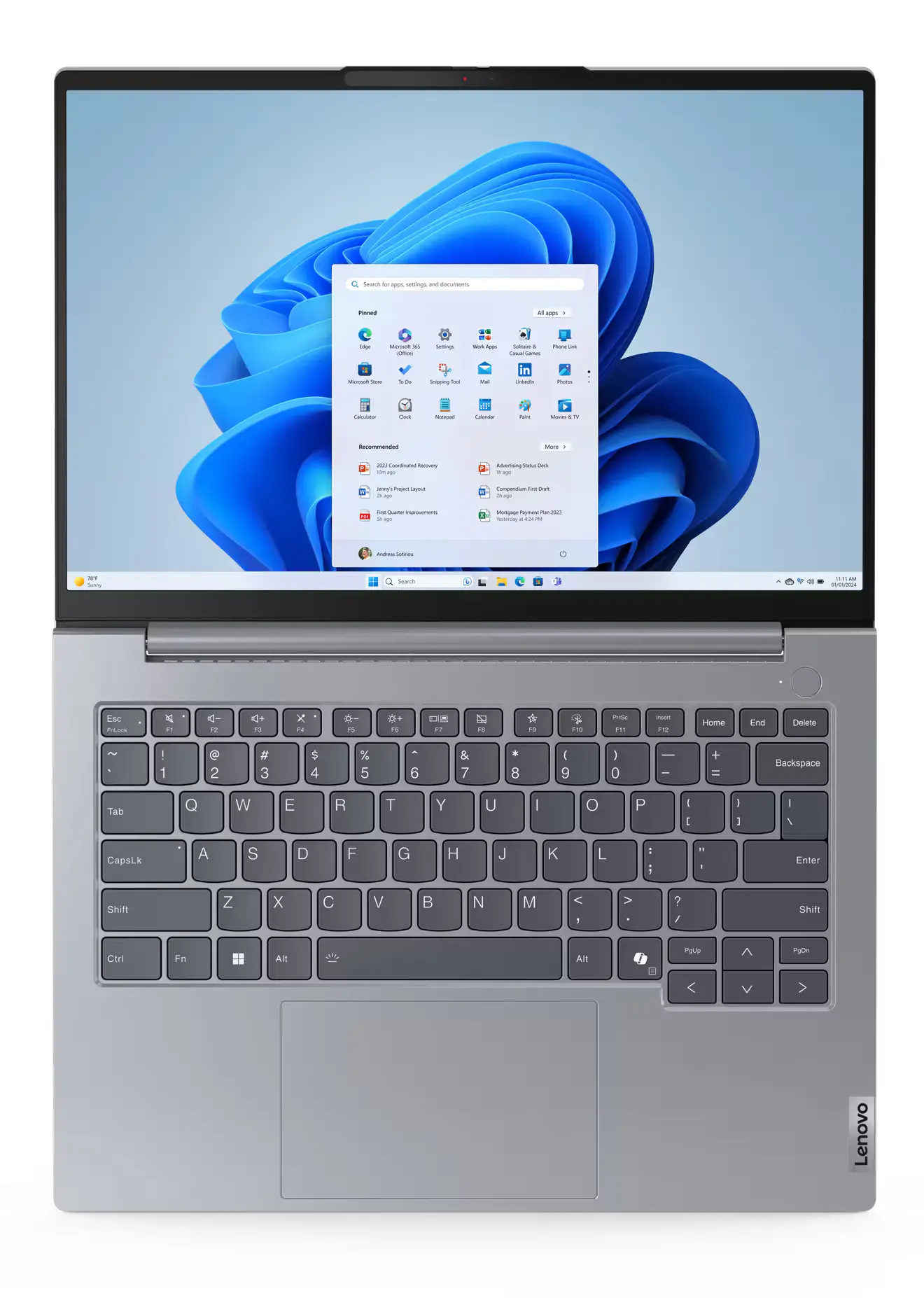 Laptop Lenovo ThinkBook 14 G7 ARP 14" R5 7535HS 16GB RAM 512GB Dysk SSD Win11 Pro Szary