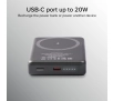 Powerbank SBS TEBB10000MAGSLIM SlimMag 10000mAh PD 20W Szary