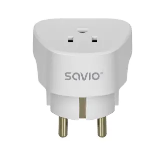 Adapter podróżny Savio AP-01 gniazdo US – wtyk EU