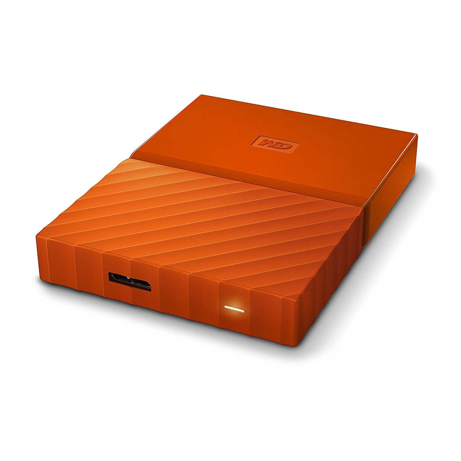 Dysk WD My Passport 3TB 2,5" USB 3.0 (pomarańczowy)