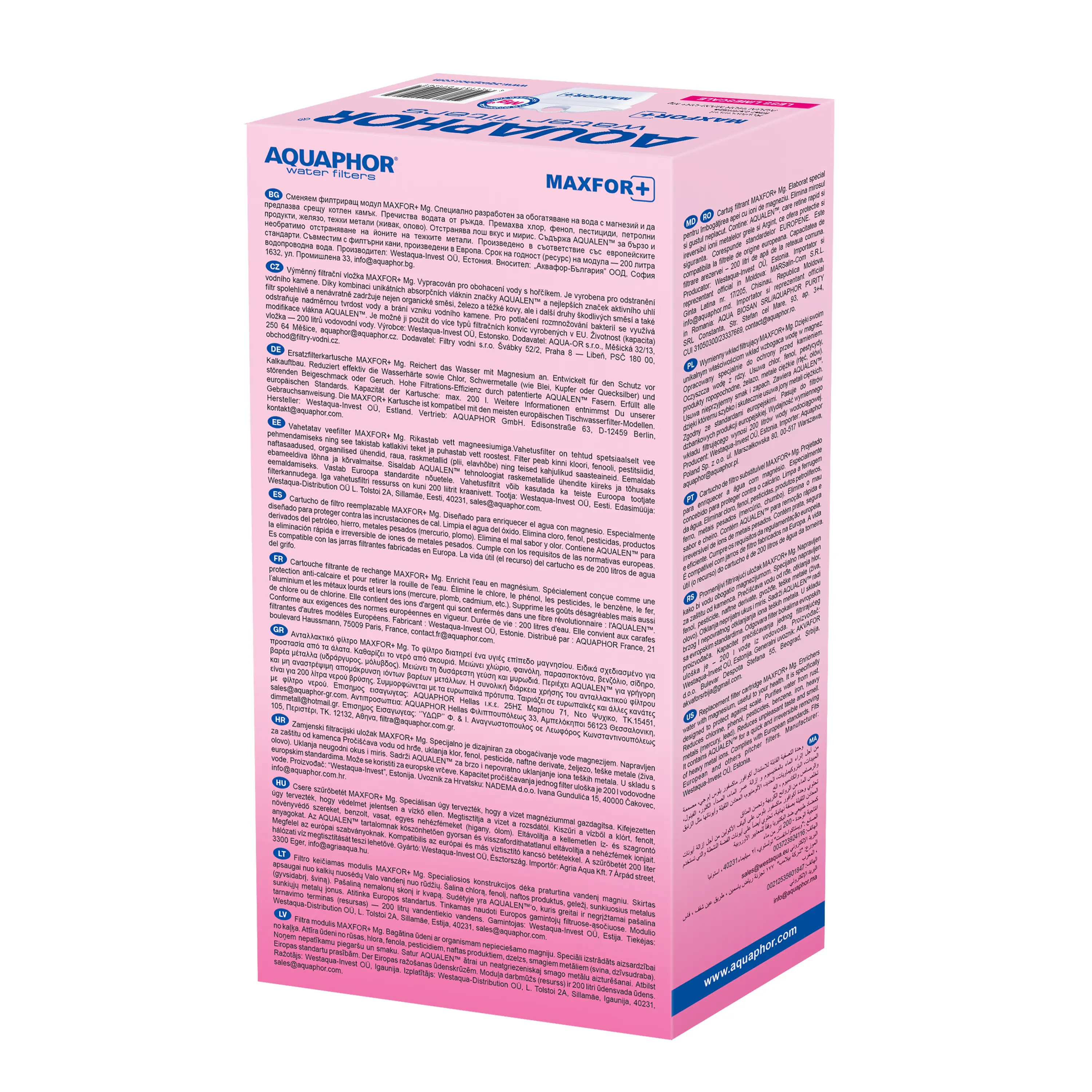 Wkład filtrujący Aquaphor Maxfor Plus Mg 3szt.