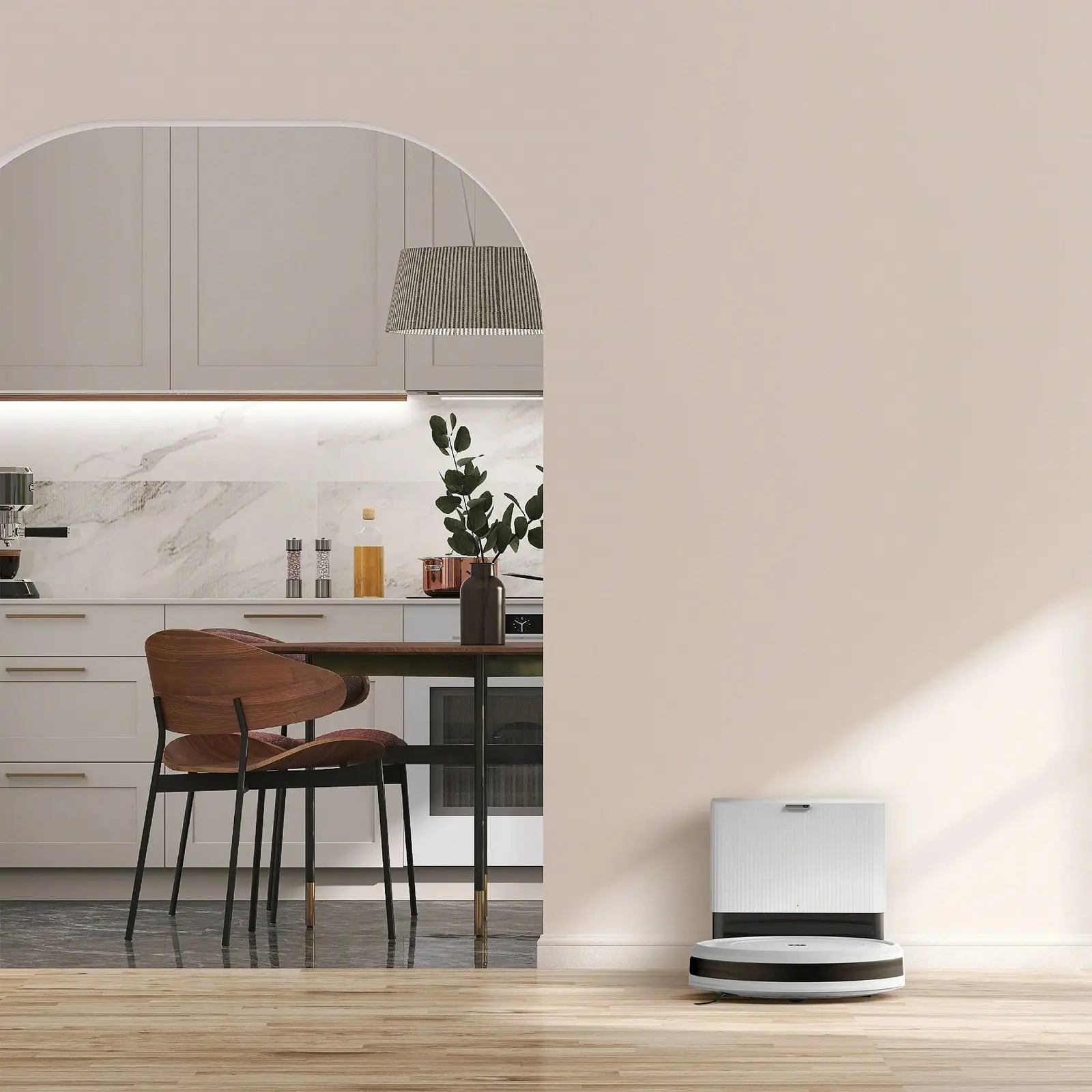 Robot sprzątający iRobot Roomba Combo Essential 2 Funkcja mopowania Stacja oczyszczająca 68dB Biały