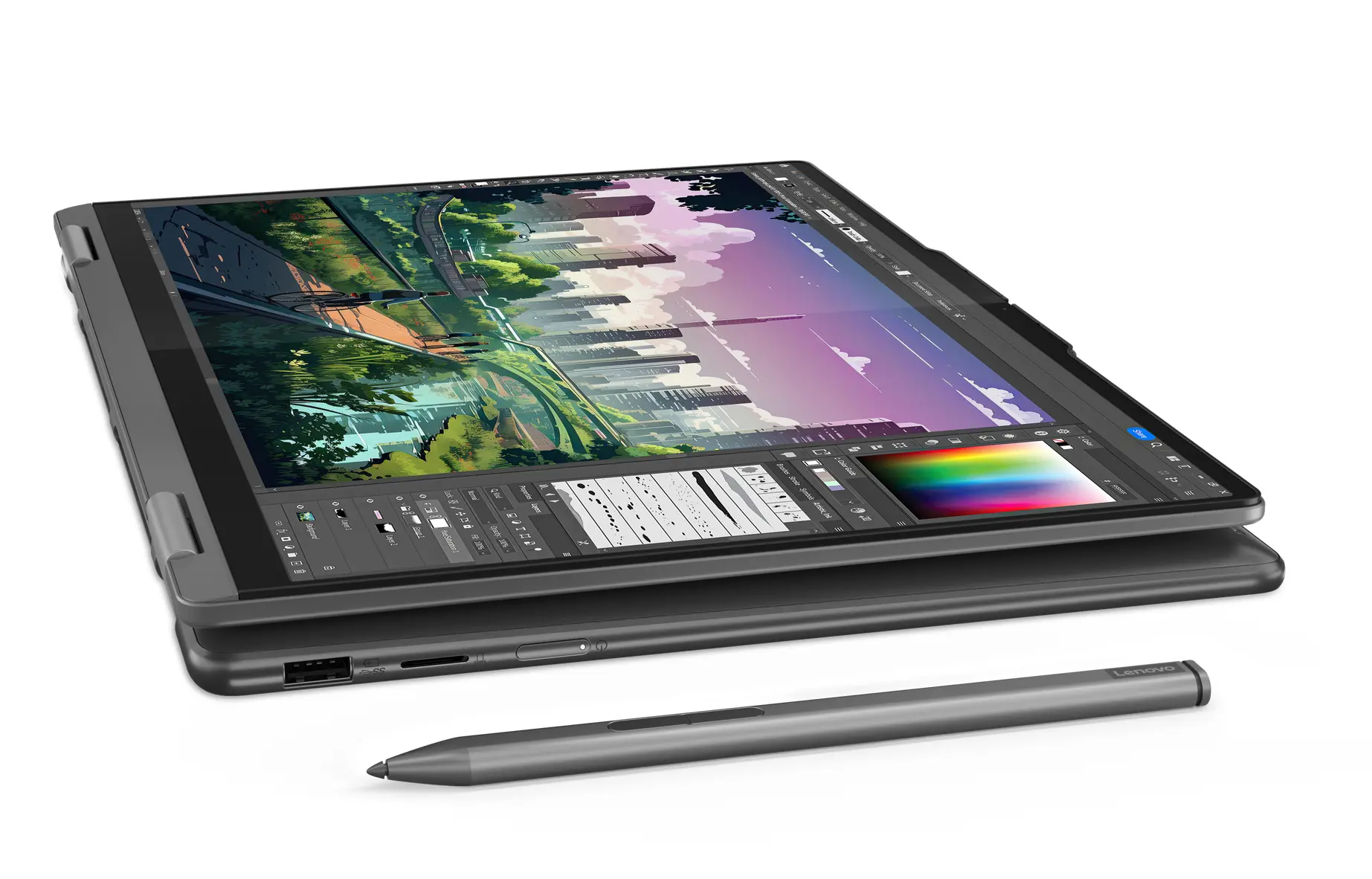 Laptop 2w1 Lenovo Yoga 7 14AHP9 OLED 14" R5 8640HS 16GB RAM 1TB Dysk SSD Win11 Szary