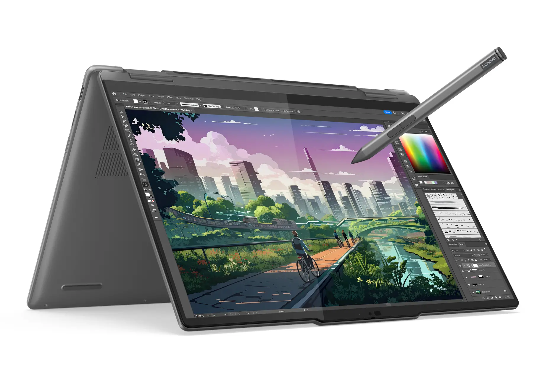 Laptop 2w1 Lenovo Yoga 7 14AHP9 OLED 14" R5 8640HS 16GB RAM 1TB Dysk SSD Win11 Szary