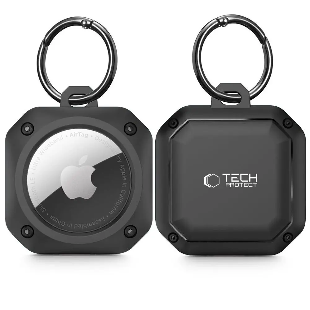 Pasek Tech-Protect Rough Pro na AirTag Czarny