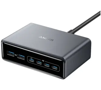 Ładowarka sieciowa Anker Prime 200W GaN 4xUSB-C 2xUSB Czarny