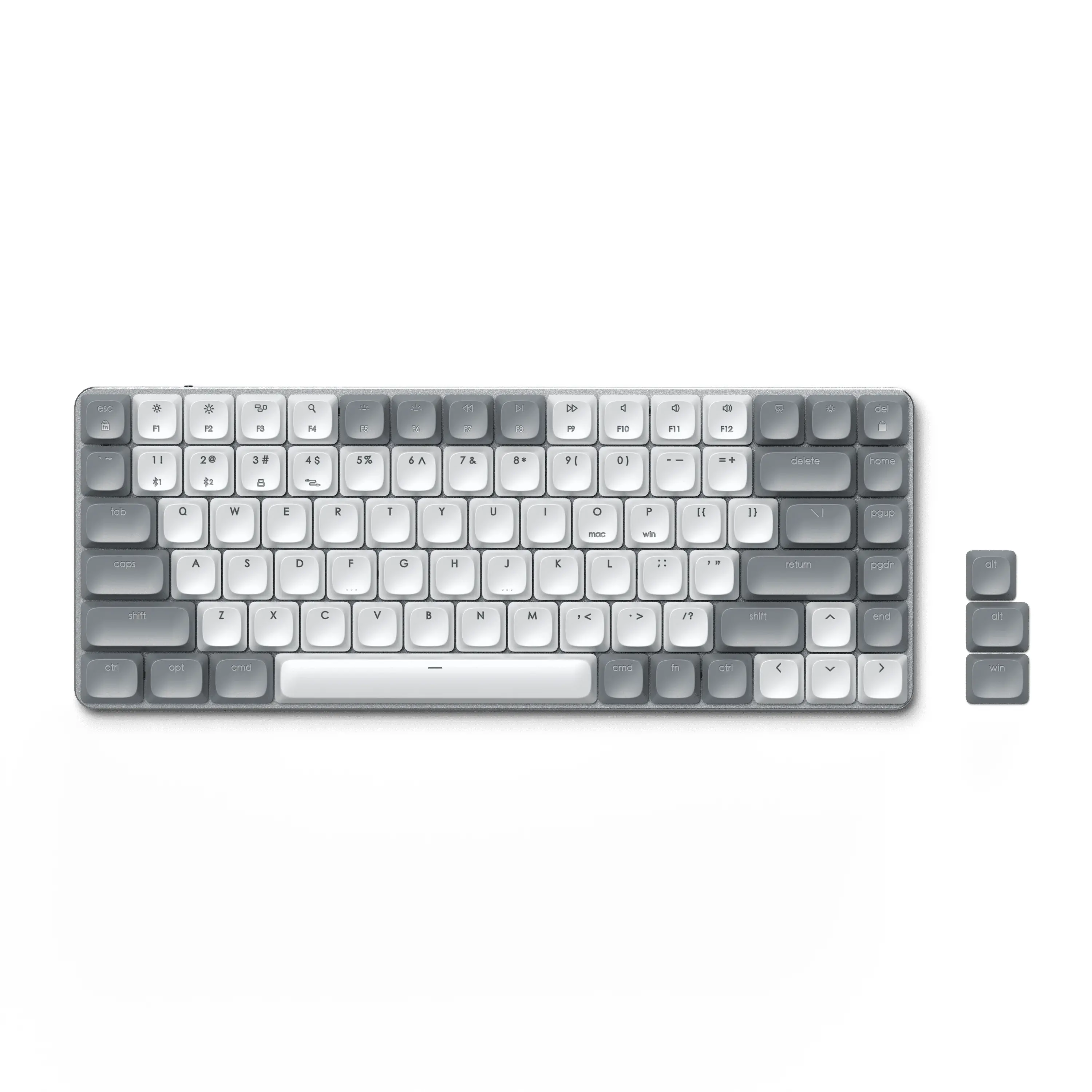Klawiatura mechaniczna Satechi SM1 Slim Brown Switches Biały