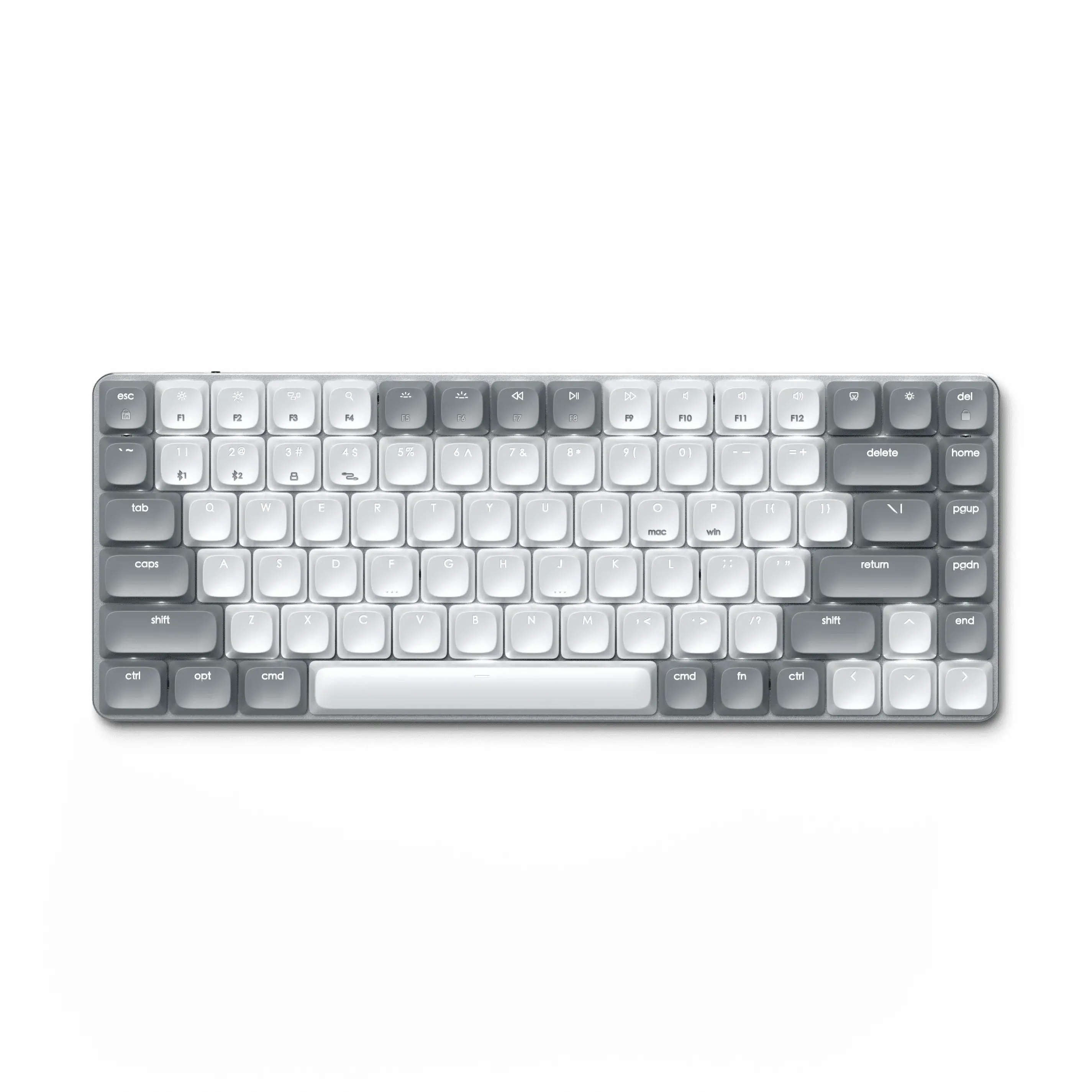 Klawiatura mechaniczna Satechi SM1 Slim Brown Switches Biały