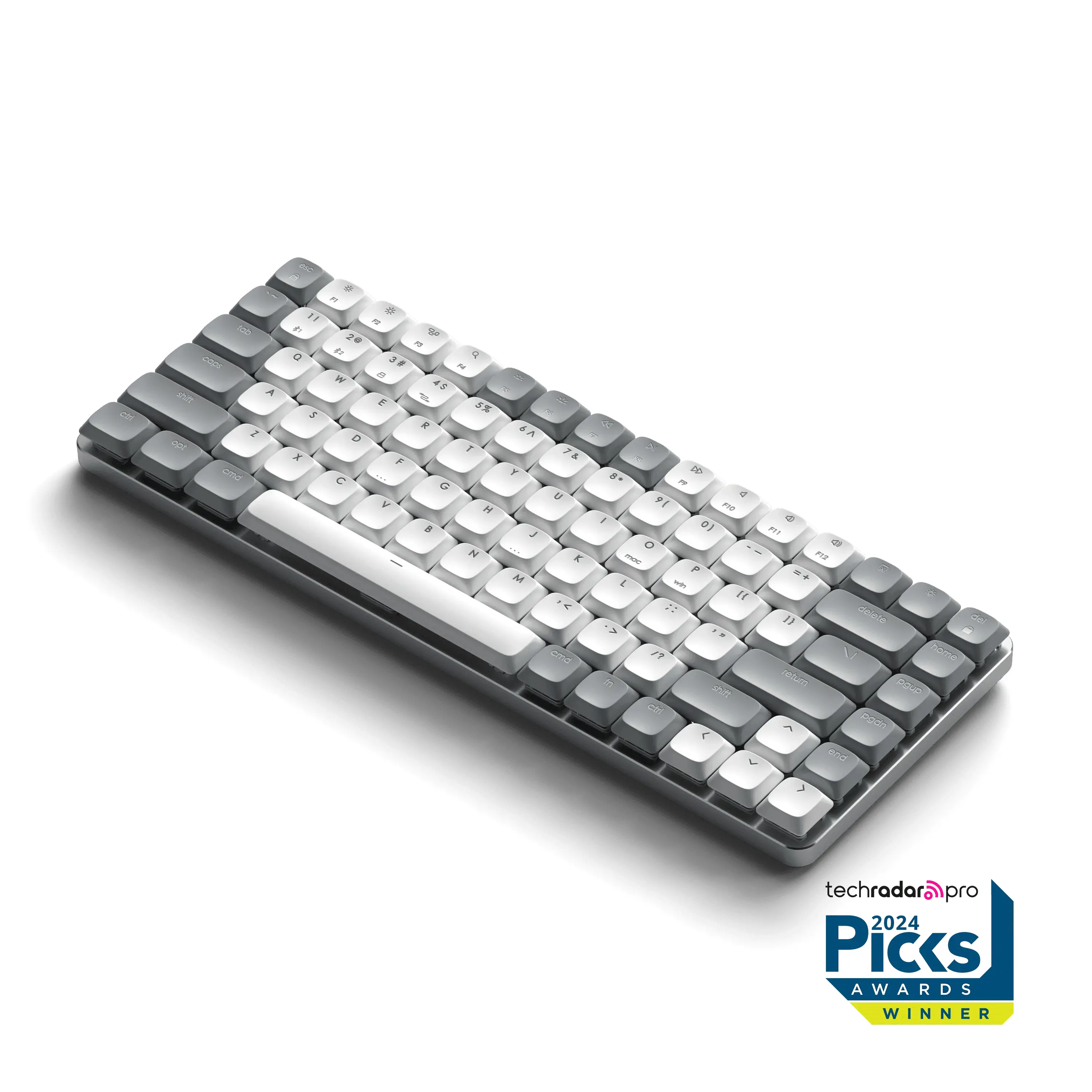 Klawiatura mechaniczna Satechi SM1 Slim Brown Switches Biały