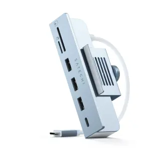 Hub USB Satechi ST-UCICHB USB-C Clamp Hub iMac Niebieski